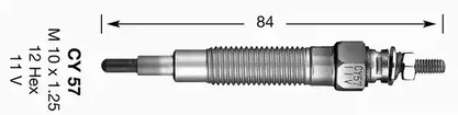 4994 / D-POWER21 Свеча накаливания NGK 4994